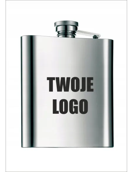 Piersiówki JAKOŚĆ logo firmy gadżet OKAZJA 10 szt.