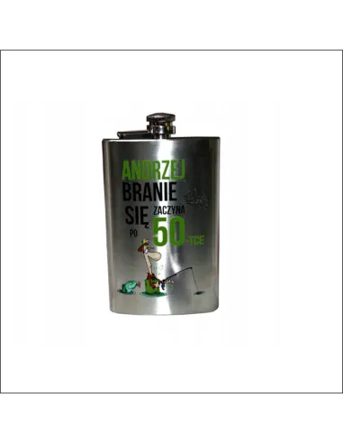 Piersiówki JAKOŚĆ logo firmy gadżet OKAZJA 10 szt.