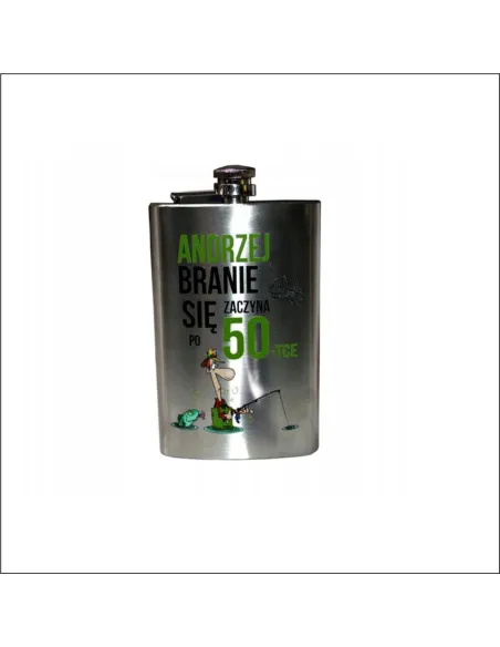 Piersiówki JAKOŚĆ logo firmy gadżet OKAZJA 10 szt.