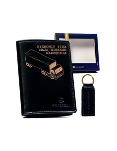 ELEGANCKI portfel + brelok KIEROWCA + inne zawody DUŻY WYBÓR WZORÓW grawer