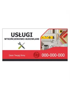 Baner reklamowy gotowe wzory banerów - Usługi wykończeniowo budowlane