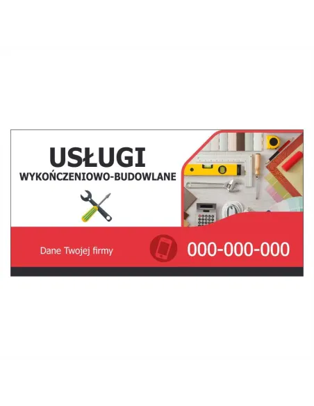 Baner reklamowy gotowe wzory banerów - Usługi wykończeniowo budowlane