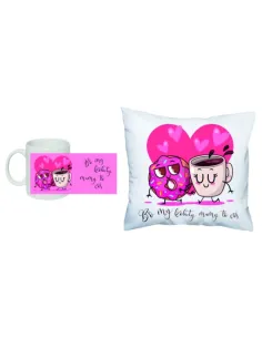 Poduszka kubek zestaw 1+1 z nadrukiem bo my kobiety mamy to coś