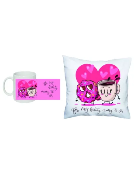 Poduszka kubek zestaw 1+1 z nadrukiem bo my kobiety mamy to coś