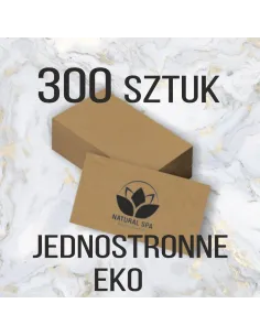 WIZYTÓWKI EKO na papierze ekologicznym 300 szt. 48h szybki druk EXPRESS