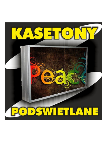 Kaseton dwustronny z grafiką 70x50 cm