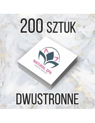 WIZYTÓWKI kwadratowe 200 szt. 48h szybki druk EXPRESS 2 strony