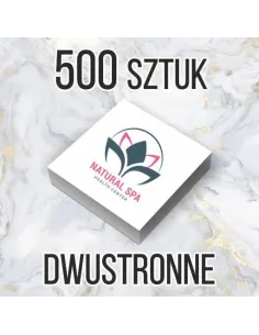 WIZYTÓWKI kwadratowe 500 szt. 48h szybki druk EXPRESS 2 strony