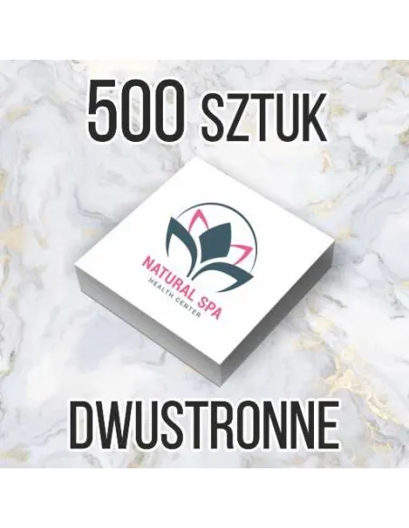 WIZYTÓWKI kwadratowe 500 szt. 48h szybki druk EXPRESS 2 strony