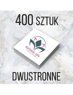 WIZYTÓWKI kwadratowe 400 szt. 48h szybki druk EXPRESS 2 strony