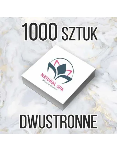 WIZYTÓWKI kwadratowe 1000 szt. 48h szybki druk EXPRESS 2 strony