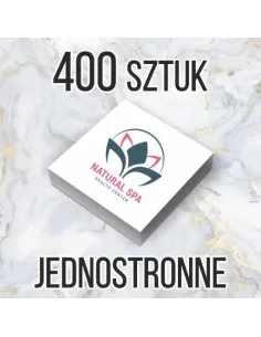 WIZYTÓWKI kwadratowe 400 szt. 48h szybki druk EXPRESS
