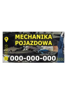 Baner reklamowy gotowe wzory banerów - Mechanika pojazdowa