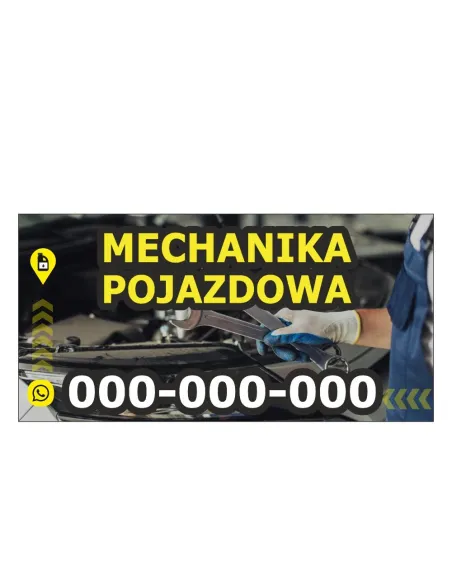 Baner reklamowy gotowe wzory banerów - Mechanika pojazdowa