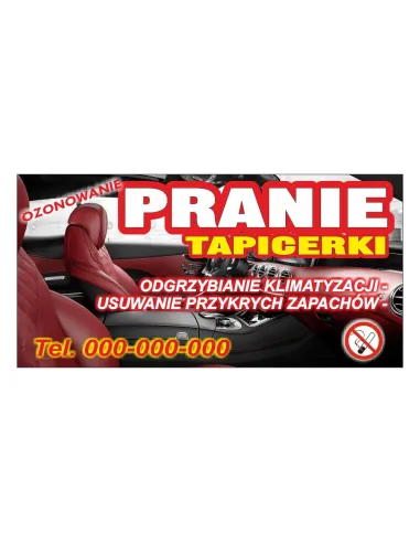 Baner reklamowy gotowe wzory banerów - Pranie tapicerki