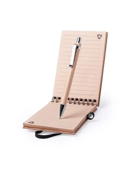 BAMBUSOWY NOTATNIK NOTESY reklamowe z nadrukiem UV LOGO 25 szt