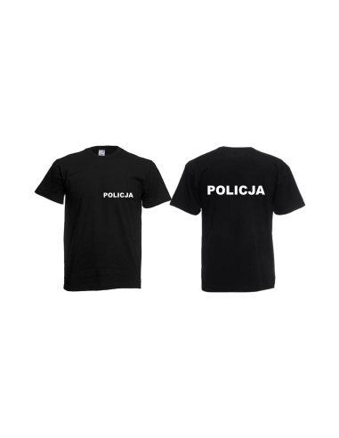 Koszulka z nadrukiem POLICJA