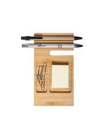 BAMBUSOWY ORGANIZER NA BIURKO STOJAKI reklamowe z nadrukiem UV LOGO 25 szt