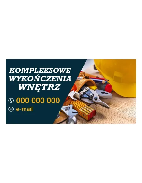 Baner reklamowy gotowe wzory banerów - Kompleksowe wykończenia wnętrz