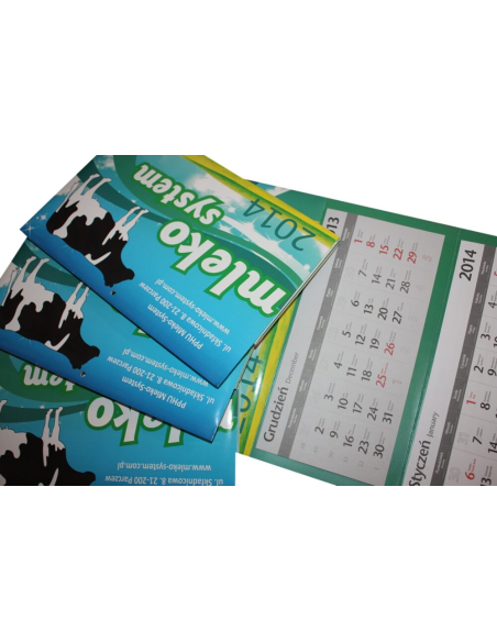 Kalendarze reklamowe jednodzielne 2024 - 50 szt.