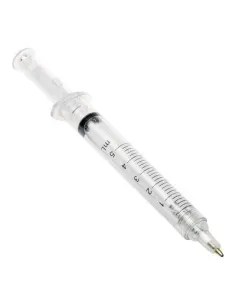 DŁUGOPISY  REKLAMOWE STRZYKAWKA z nadrukiem UV LOGO 100 szt