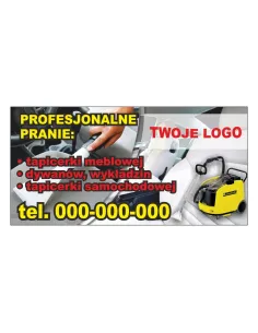 Baner reklamowy gotowe wzory banerów - Profesjonalne pranie