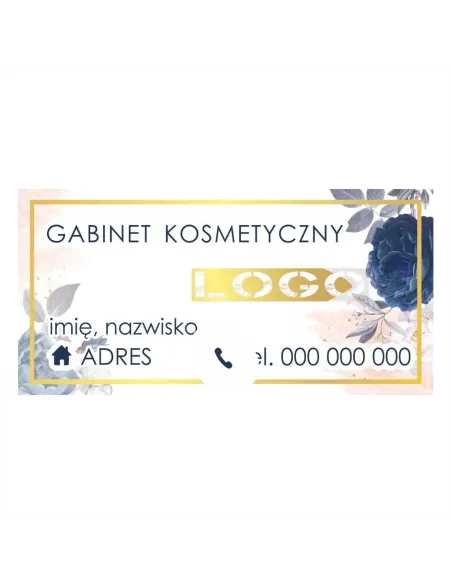 Baner reklamowy gotowe wzory banerów - Gabinet kosmetyczny