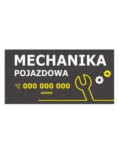 Baner reklamowy gotowe wzory banerów - Mechanika pojazdowa