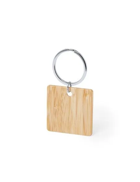 BAMBUSOWY BRELOK  REKLAMOWY  z nadrukiem UV LOGO  100 szt