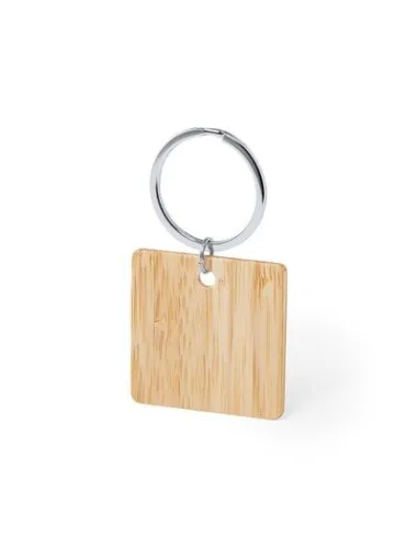 BAMBUSOWY BRELOK  REKLAMOWY  z nadrukiem UV LOGO  200 szt