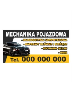 Baner reklamowy gotowe wzory banerów - Mechanika pojazdowa