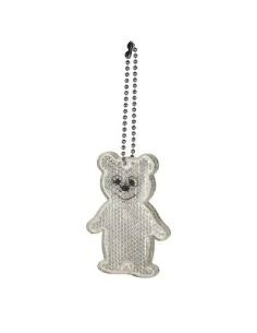 Odblaskowy brelok miś z nadrukiem UV LOGO  50 sztuk