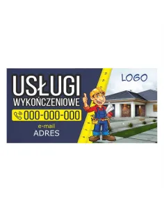 Baner reklamowy gotowe wzory banerów - Usługi wykończeniowe
