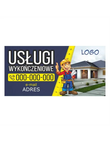 Baner reklamowy gotowe wzory banerów - Usługi wykończeniowe