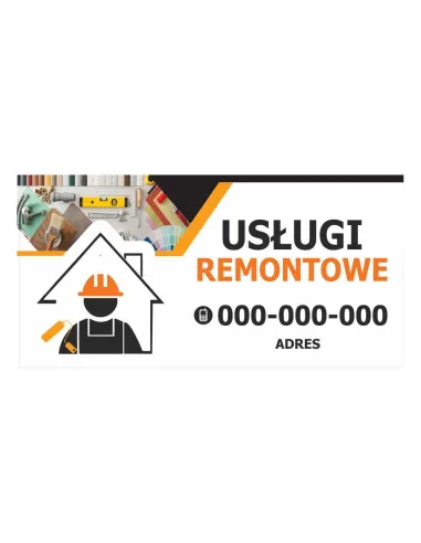 Baner reklamowy gotowe wzory banerów - Usługi remontowe