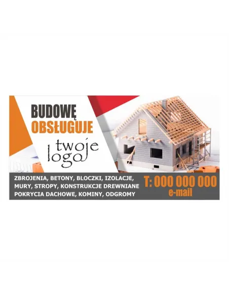 Baner reklamowy gotowe wzory banerów - Budowę obsługuje