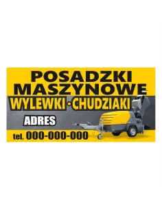 Baner reklamowy gotowe wzory banerów - Posadzki maszynowe