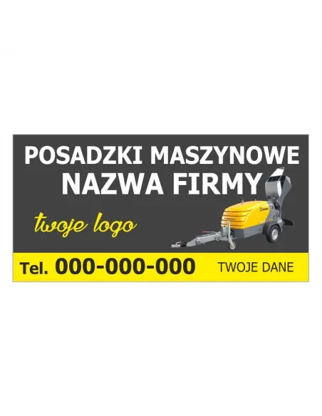 Baner reklamowy gotowe wzory banerów - Posadzki maszynowe