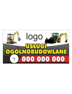 Baner reklamowy gotowe wzory banerów -Usługi ogólnobudowlane