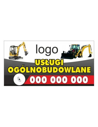 Baner reklamowy gotowe wzory banerów -Usługi ogólnobudowlane