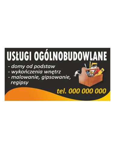 Baner reklamowy gotowe wzory banerów - Usługi ogólnobudowlane