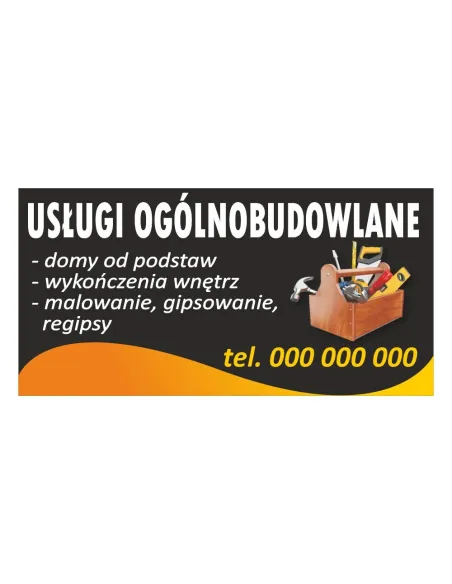 Baner reklamowy gotowe wzory banerów - Usługi ogólnobudowlane