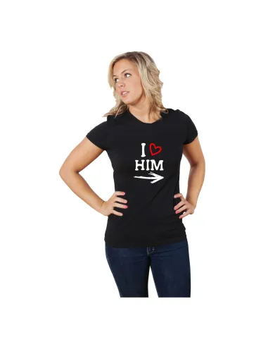 Koszulka z nadrukiem I love him