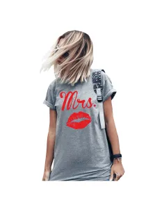 Koszulka z nadrukiem Mrs.