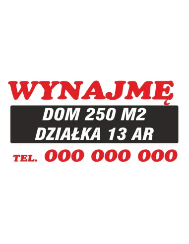 BANERY GOTOWE sprzedam wynajmę do wynajęcia sprzedam działkę mieszkanie