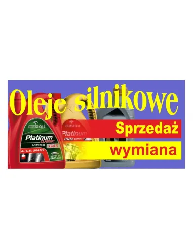 gotowy baner OLEJE SILNIKOWE