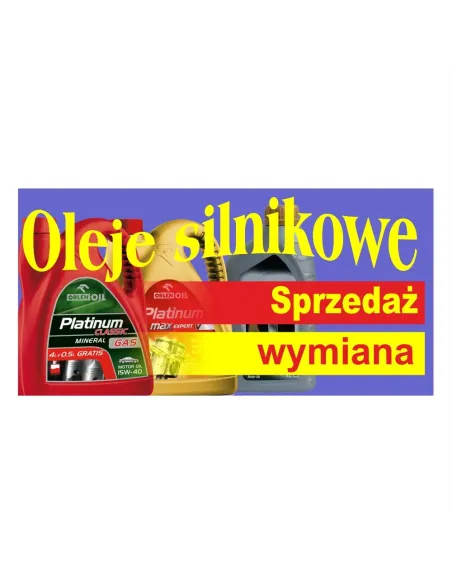 gotowy baner OLEJE SILNIKOWE