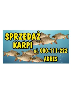 BANER SPRZEDAŻ KARPI RYBY ŚWIĄTECZNE