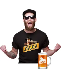 Koszulka + Kufel PREZENT na URODZINY 30 40 50 60