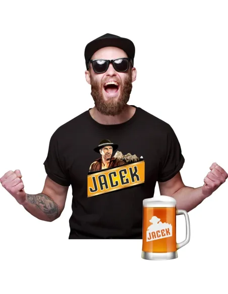 Koszulka + Kufel PREZENT na URODZINY 30 40 50 60